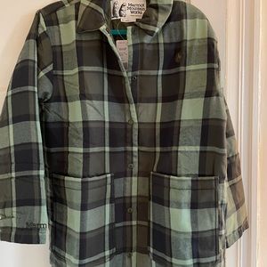Brand new with tags flannel jacket from Marmot